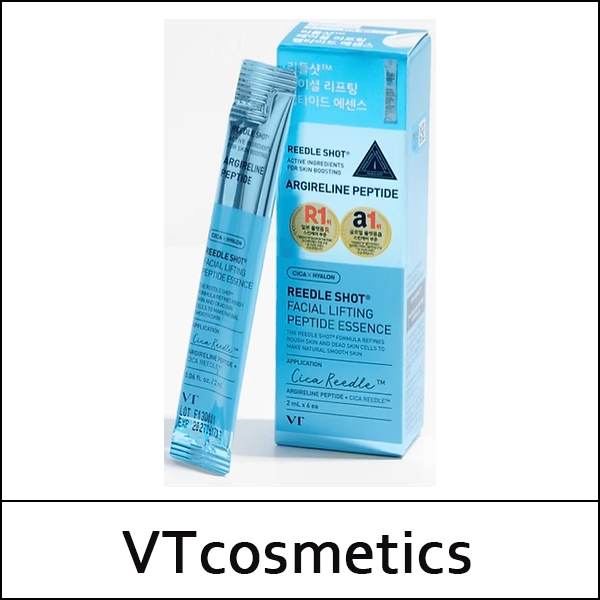 [VT Cosmetics] (da) VT Reedle Shot Facial Lifting Peptide Essence 2ml  * 6ea / 0502(24) / 6,000 won(R)