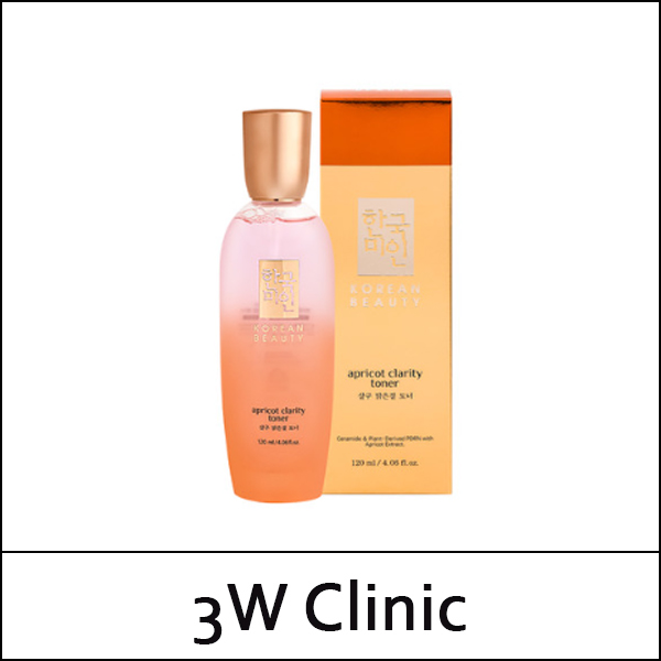 [3W Clinic] (b) Korean Beauty Apricot Clarity Toner 120ml / 8402(4) / 5,800 won(R)