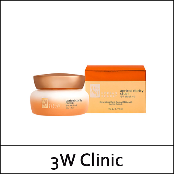[3W Clinic] (b)  Korean Beauty Apricot Clarity Cream 50g / 8402(6) / 5,800 won(R)