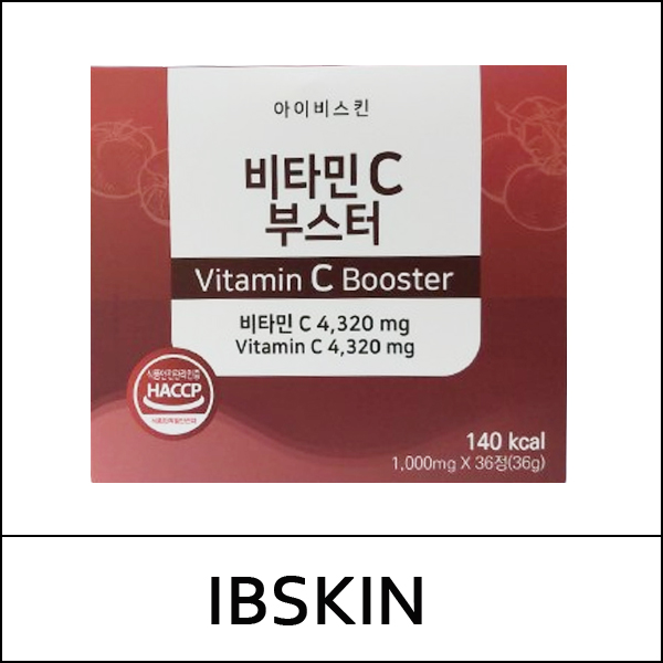 [IBSKIN] (sg) Vitamin C Booster (1000mg*36ea) 1 Pack / 66(06)50(8) / 7,200 won(R)