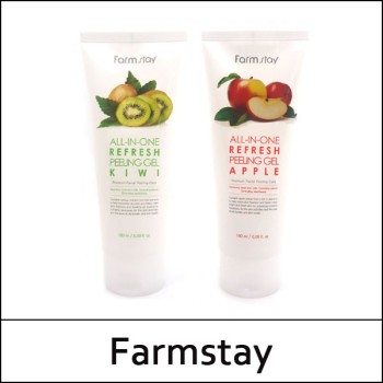 [Farmstay] (a) All-in-One Refresh Peeling Gel Apple 180ml / EXP 2026.07 / 6999(7) / 5,600 won(R)
