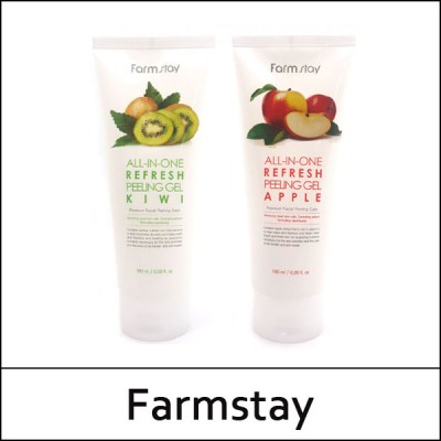 [Farmstay] (a) All-in-One Refresh Peeling Gel Apple 180ml / EXP 2026.07 / 6999(7) / 5,600 won(R)