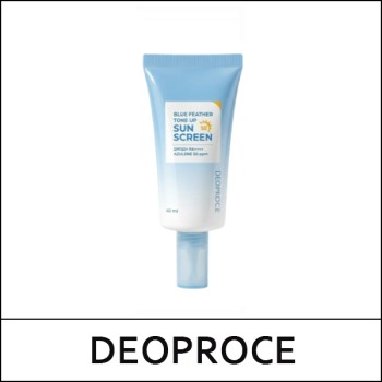 [DEOPROCE] (ov) Blue Feather Tone-Up Sun Screen 40ml / 63(33)25(15) / 4,500 won(R)