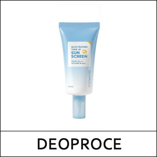 [DEOPROCE] (ov) Blue Feather Tone-Up Sun Screen 40ml / 63(33)25(15) / 4,500 won(R)