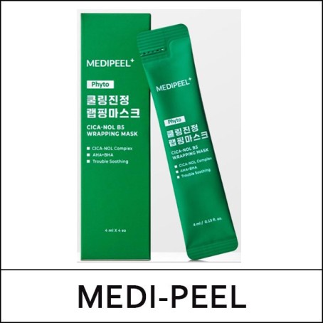 [MEDI-PEEL] (da) Cica Cooling Calming Wrapping Mask 4ml * 4ea / 0335(24) / 4,000 won(R)