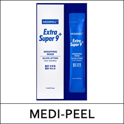 [MEDI-PEEL] (da) Extra Super 9 Plus Glow Lifting Wrapping Mask 4ml * 4ea / 0335(24) / 4,000 won(R)