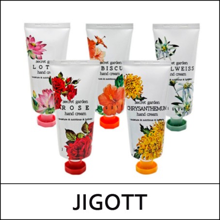 [JIGOTT] (a) Secret Garden Hibiscus Hand Cream 100ml / 2027.03 / 0809(13) / 1,000 won(R)