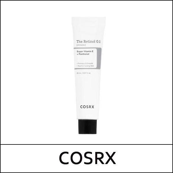 [COSRX] (bo) The Retinol 0.1 Cream 20ml / EXP 2027.01 / Box 70 / (ho) 531 / 54199(20) / 4,000 won(R)