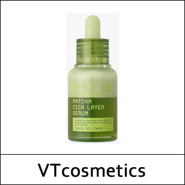 [VT Cosmetics] (bo) VT Matcha Cica Layer Serum 30ml / 621(511)01(13) / 13,900 won(R)