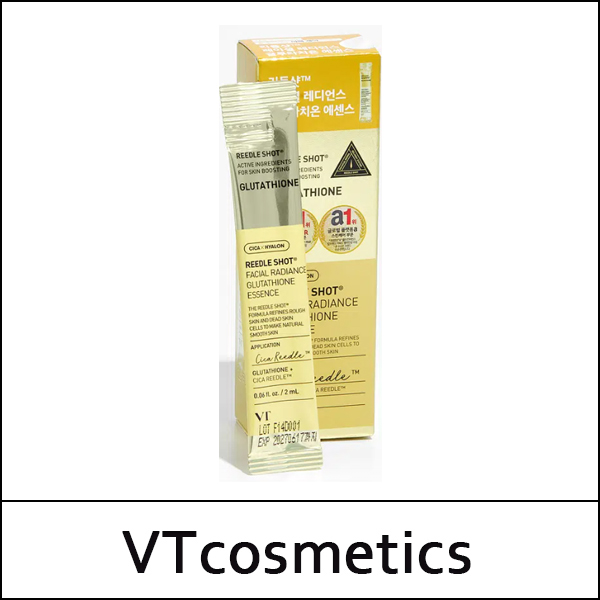 [VT Cosmetics] (da) VT Reedle Shot Facial Radiance Glutathione Essence 2ml * 6ea / 0335(24) / 4,000 won