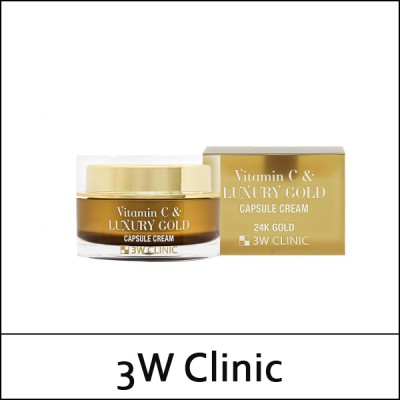 [3W Clinic] (b) Vitamin C & Luxury Gold Capsule Cream 55g / 01001(8) / 11,000 won(R)