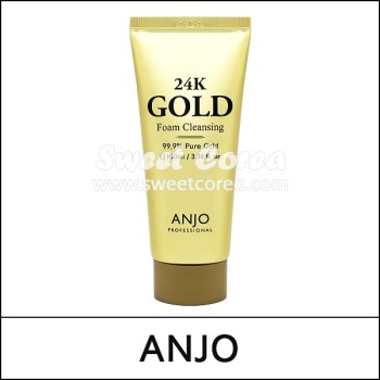 [Anjo] (sj) 24K Gold Foam Cleansing 100ml / Box 160 / 0106(10) / 1,600 won(R)