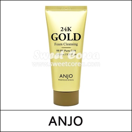 [Anjo] (sj) 24K Gold Foam Cleansing 100ml / Box 160 / 0106(10) / 1,600 won(R)