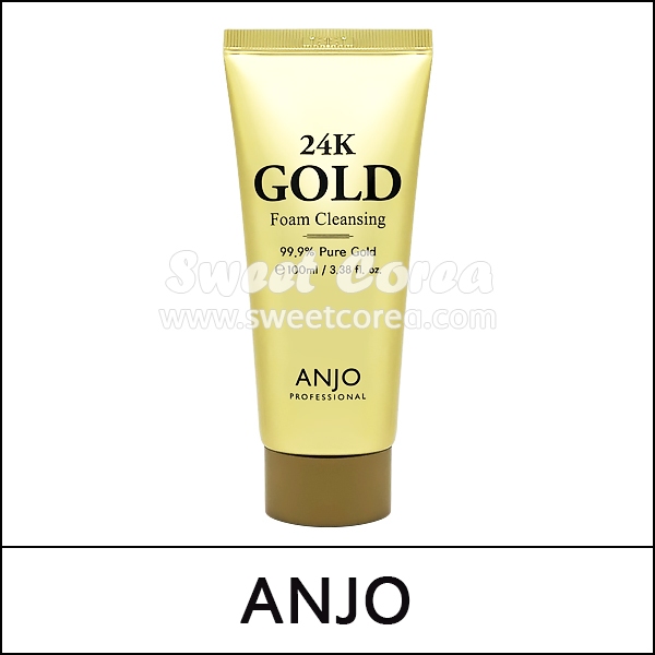 [Anjo] (sj) 24K Gold Foam Cleansing 100ml / Box 160 / 0106(10) / 1,600 won(R)