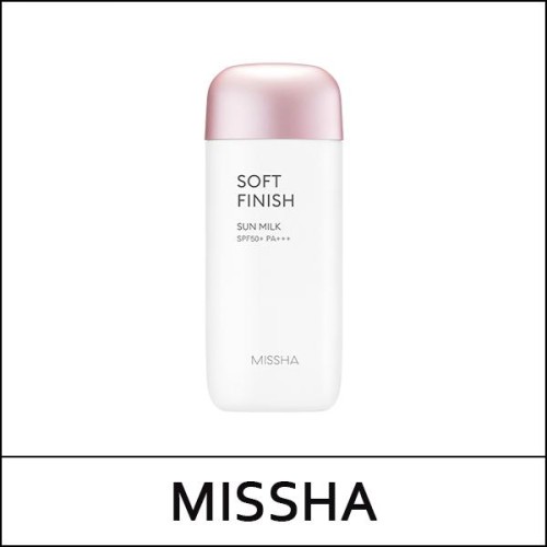 [Missha] ★ Sale 53% ★ (hp) All Around Safe Block Soft Finish Sun Milk 70ml / Box 108 / (cu) / 80150() / 25,000 won(15)