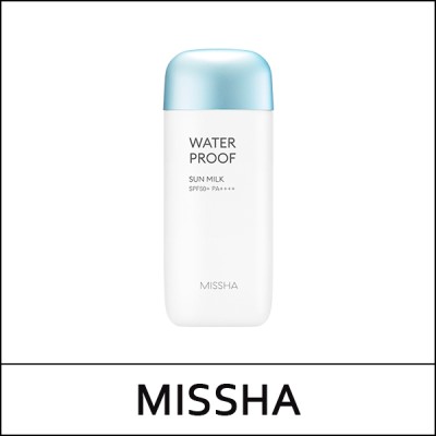 [Missha] ★ Sale 53% ★ (hp) All Around Safe Block Waterproof Sun Milk 70ml / Box 108 / 80150(15) / 25,000 won(15) / 소비자가 인상