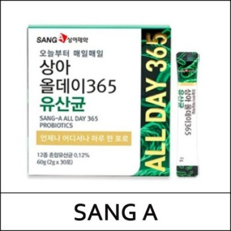 [SANG A] (sg) All Day 365 Probiotics (2g*30ea) 1 Pack / 16(55)50(7) / 6,500 won(R) / S