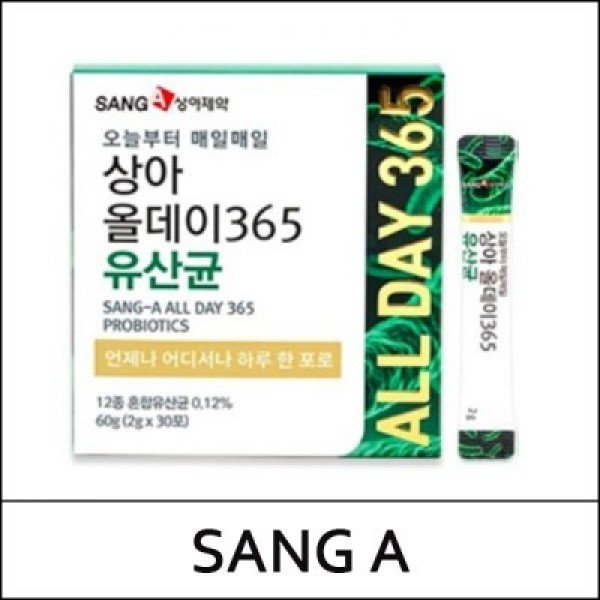 [SANG A] (sg) All Day 365 Probiotics (2g*30ea) 1 Pack / 16(55)50(7) / 6,500 won(R) / S