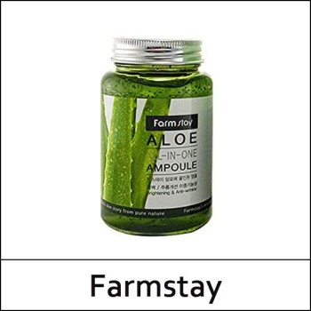 [Farmstay] (a) Aloe All in One Ampoule 250ml / (bX) / 6515(5) / 6,400 won(R) / 부피무게
