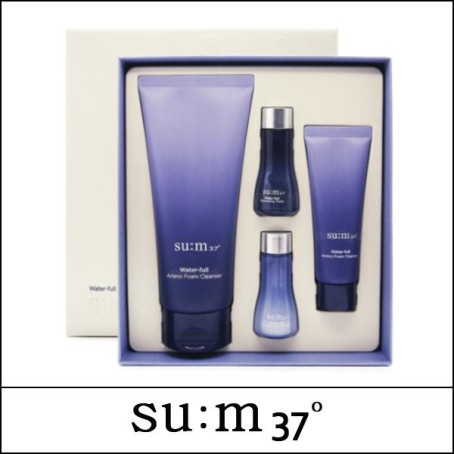 [SU:M37°] SUM ★ Sale 52% ★ (sgL) Water-Full Amino Foam Cleanser Special Set (200ml+40ml) / (n) 191/81 / 451(41)15(3) / 40,000 won()