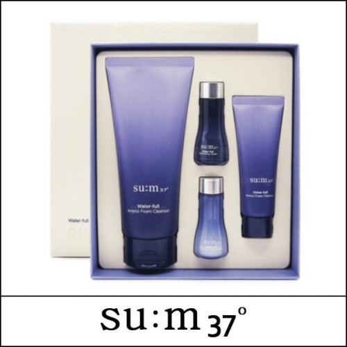 [SU:M37°] SUM ★ Sale 55% ★ (sgL) Water-Full Amino Foam Cleanser Special Set (200ml+40ml) / (n) 81 / 451(41)15(3) / 40,000 won()