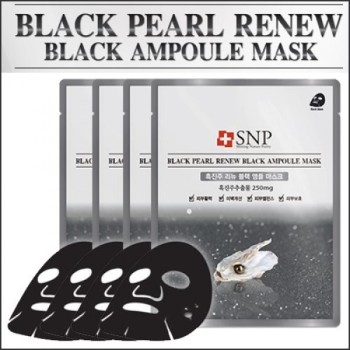 [SNP] ★ Sale 75% ★ (bo) Black Pearl Renew Black Ampoule Mask (25ml*10ea) 1 Pack / Box 20 / (j) 16(55) / 26/9650(4) / 30,000 won(4) / S