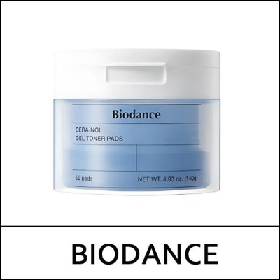 [BIODANCE] (bo) Cera-Nol Gel Toner Pads 60ea(140g) / CeraNol Gel Toner Pads / Box 24 / (jh) 451(41) / (jn) 621(511) / 6199(5) / 16,000 won(R) / 부피