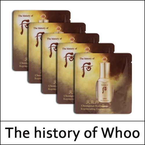 [The History Of Whoo] (sg) Cheongidan Radiant Regenerating Essence 1ml*120ea(Total 120ml) / 화현 에센스 / (sgL) 671(61)/891(81) / 22(02)25(7) / 27,500 won(R)