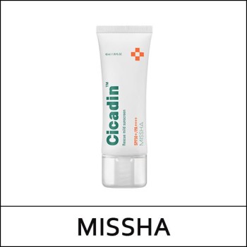 [MISSHA] (hp) Cicadin Rescue Mild Sunscreen 40ml / EXP 2026.07 / 9699(16) / 2,000 won(R)