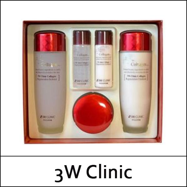 [3W Clinic] (b) Collagen Skin Care 3 Set / Red Box / Box 16 / 811/31102(1.5) / 13,500 won(R)