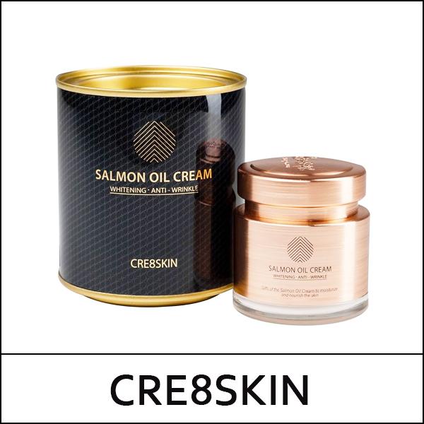 [Cre8skin] (bo) Salmon Oil Cream 80g / 연어유 크림 / Box / 50115(5) / 12,400 won(R)