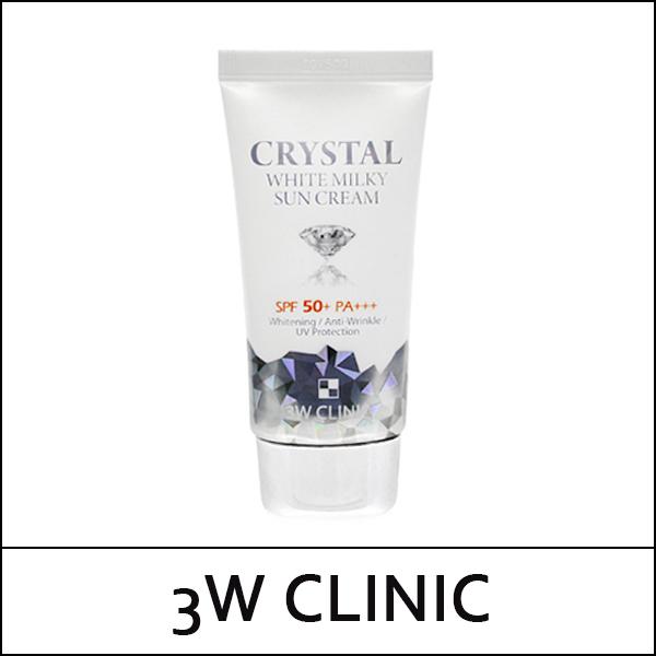[3W Clinic] (b) Crystal White Milky Sun Cream 50ml / Box / 2415(16) / 4,900 won(R)