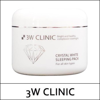 [3W Clinic] (b) Crystal White Sleeping Pack 100ml / Box 100 / 8202(10) / 3,400 won(R)