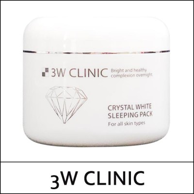 [3W Clinic] (b) Crystal White Sleeping Pack 100ml / Box 100 / 8202(10) / 3,400 won(R)