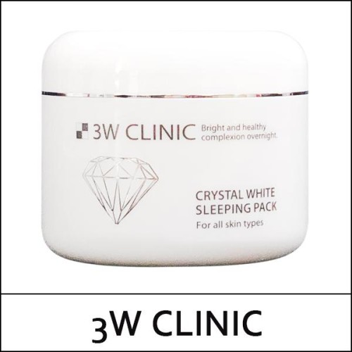 [3W Clinic] (b) Crystal White Sleeping Pack 100ml / Box 100 / 8202(10) / 3,400 won(R)
