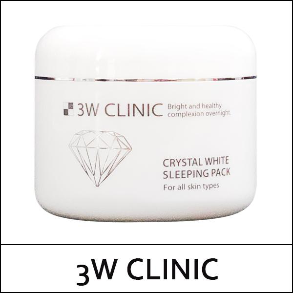 [3W Clinic] (b) Crystal White Sleeping Pack 100ml / Box 100 / 8202(10) / 3,400 won(R) / S