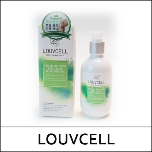 [LOUVCELL] (sg) Crystal Whitening Body Lotion 250ml / # Sweet Green Tea / EXP 2027.03 / 61(541)/941(531)99(5) / 13,000 won(R)