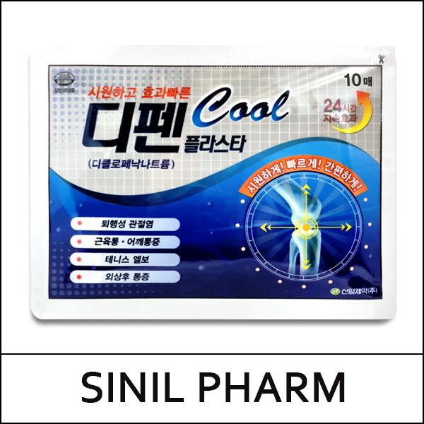 [SINIL PHARM] (j) Defen Plaster Cool (10patchs*4set) 1 Pack(Total 40 patchs) / Pain Relief Cool Patch / Box 50 / (bo) 26(65) / (jh) 95(35)50(7R) / 6,200 won(R) / S