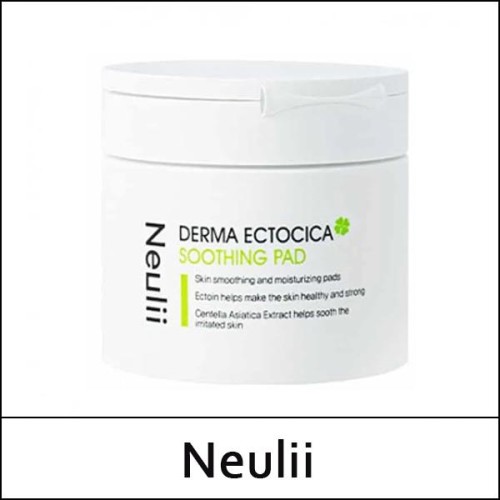 [Neulii] (tm) Derma Ectocica Soothing Pad 60ea(100ml) / EXP 2026.10 / Box 10 / 9699(6) / 2,000 won(R)