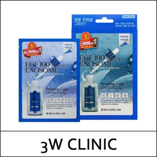 [3W Clinic] (b) EGF 100 Exosome Mask Pack (25ml*10ea) 1 Pack / 5302(4) / 4,200 won(R) / 재고