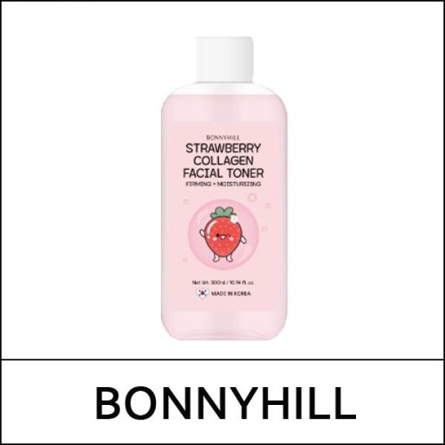 [BONNYHILL] (bo) Strawberry Collagen Facial Toner 300ml / (boL) 84/8599(5) / 5,800 won(R)