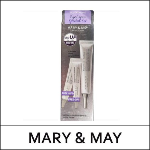 [MARY & MAY] ★ Sale 51% ★ (bo) Glutathione Eye Cream Special Set (Eye Cream 30g + Miniature 12g*2ea) / (sc) 19 / 8801(14) / 20,500 won(14)