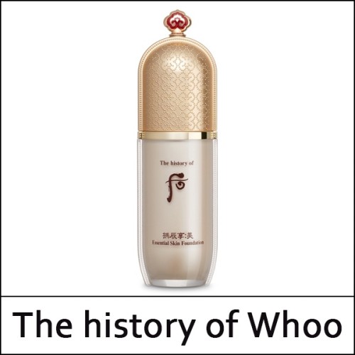 [The History Of Whoo] (tt) Gongjinhyang Mi Essential Skin Foundation 40ml / #02 / EXP 2026.07 / (sgL) 102(281)99(9) / 5,000 won(R)