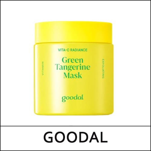 [GOODAL] (a) Green Tangerine Vita C Wash Off Mask 110g / EXP 2026.06 / (bo) 511 / (b) / 2199(6) / 4,000 won(R)