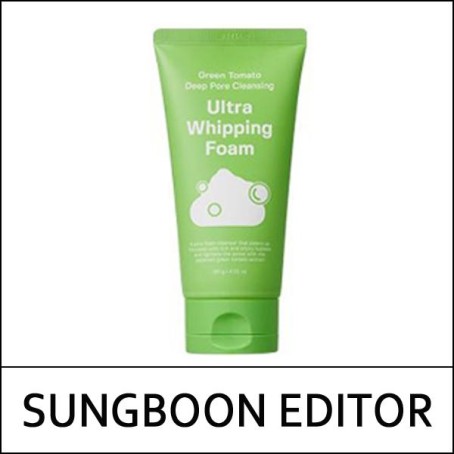 [SUNGBOON EDITOR] (jh) Green Tomato Pore Cleansing Ultra Whipping Foam 120g / Box 60 / (j) / 04(63)02(8) / 4,800 won(R)