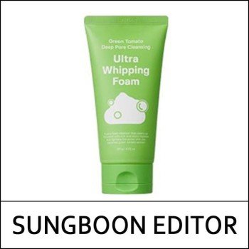 [SUNGBOON EDITOR] (jh) Green Tomato Pore Cleansing Ultra Whipping Foam 120g / Box 60 / (j) / 04(63)02(8) / 4,800 won(R)