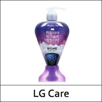[LG Care] (j) Himalaya Pink Salt Pumping Toothpaste Brightening White Label [Biome] 285g / Purple / 38(57)/77(07)15(4) / 8,900 won(R)
