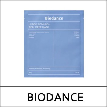 [BIODANCE] (jh) Hydro Cera-Nol Real Deep Mask (34g*4ea) 1 Pack / Box 60 / (bo) 831(521) / 341(31)/941(531)50(6) / 15,400 won(R)