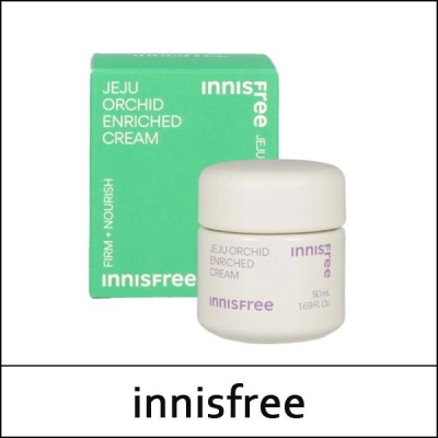 [innisfree] ★ Sale 41% ★ (ttS) Jeju Orchid Enriched Cream 50ml / New 2024 / 녹색 / (cu) 61 / 861(8R)59 / 30,000 won()