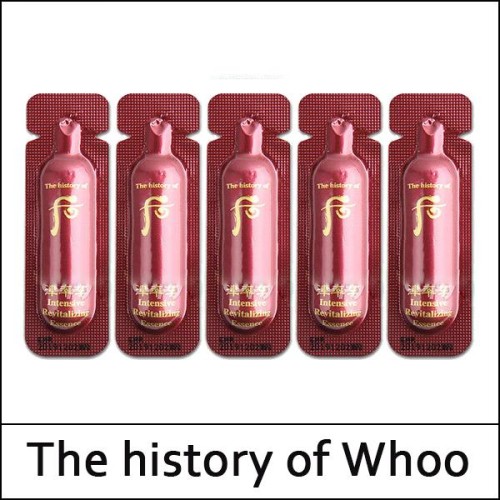 [The History Of Whoo] (sg) Jinyulhyang Intensive Revitalizing Essence 1ml*60ea(Total 60ml) / 진액 에센스 / 11(01)/501(59)03(12) / 13,700 won(R) / S